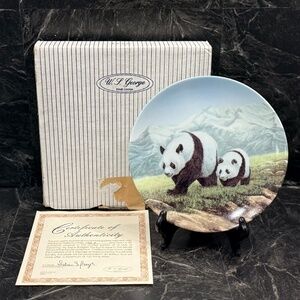 W.L. George “A Day of Exploring” by Joyce Bridgett Collector Plate